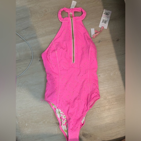 Reversible love shack fancy ex Hurley one piece swimsuit - Picture 1 of 2